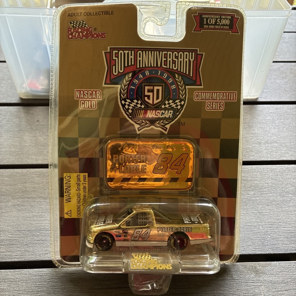 Racing Champions Nascar Gold 50th Anniversary Porter Cable 84 #3700 Of 5000